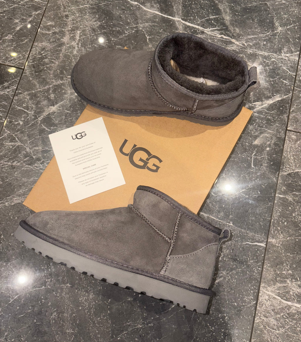Ugg Classic Ultra Mini Boots Grey