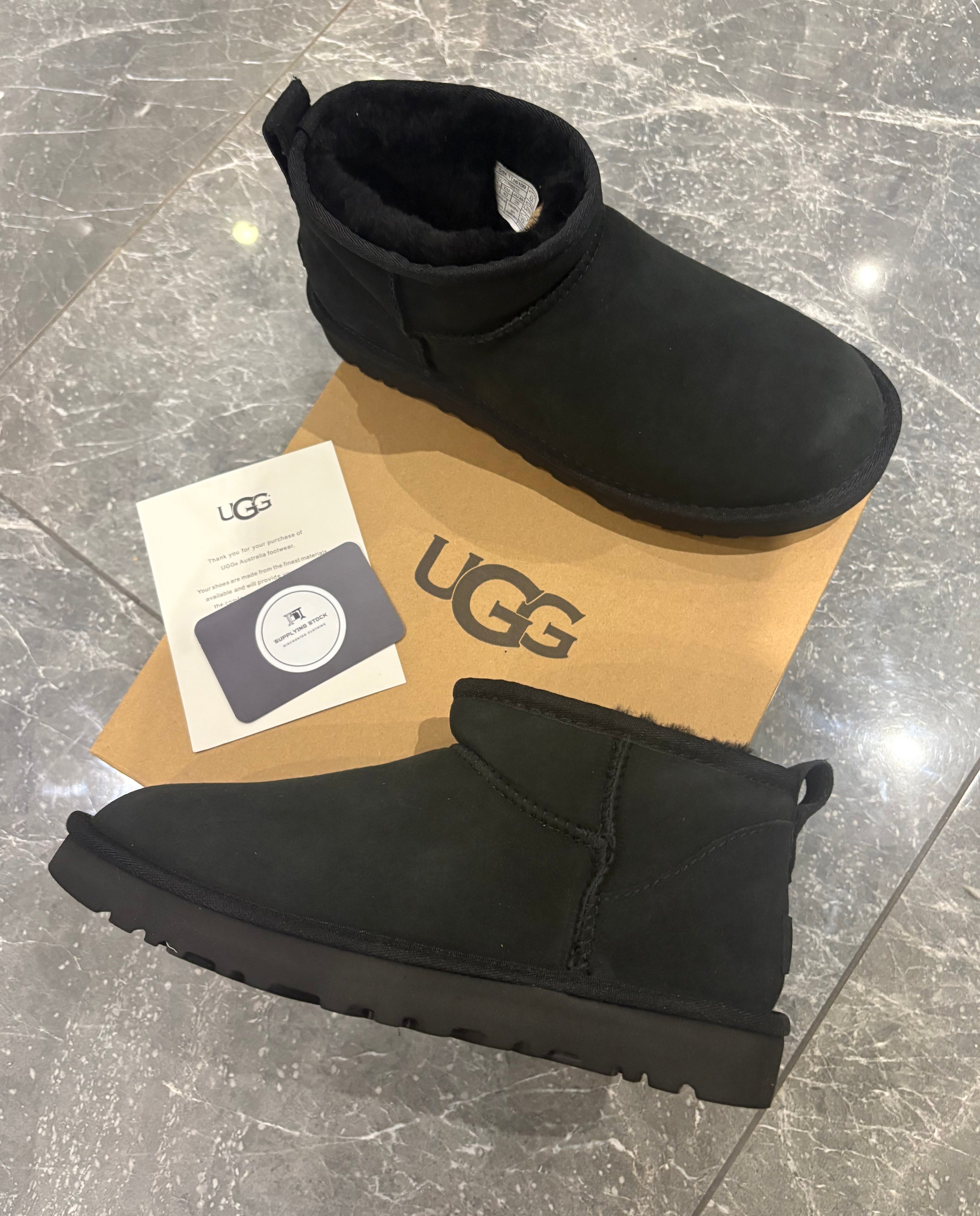 Ugg Classic Ultra Mini Boots Black