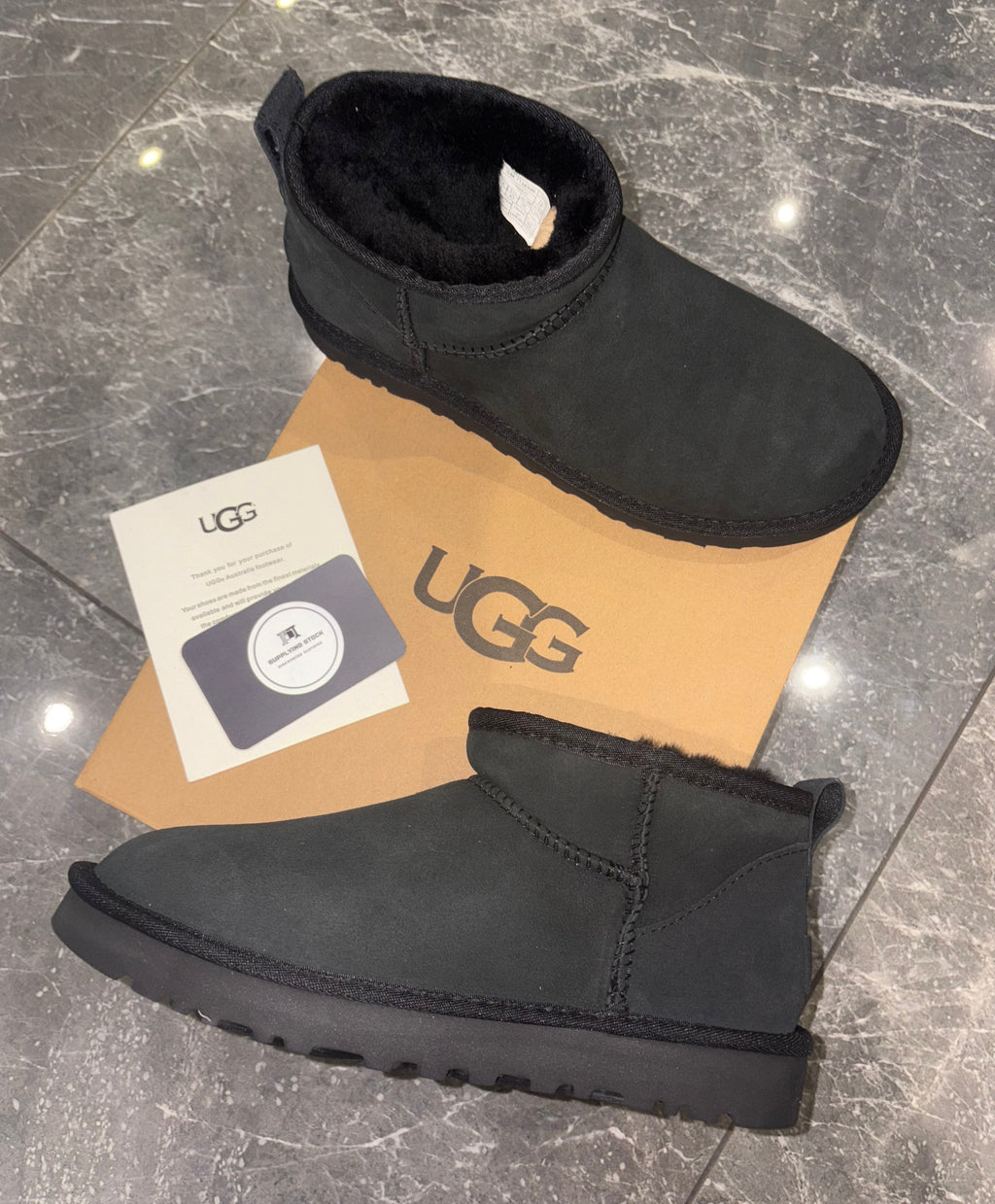 Ugg Classic Ultra Mini Boots Black