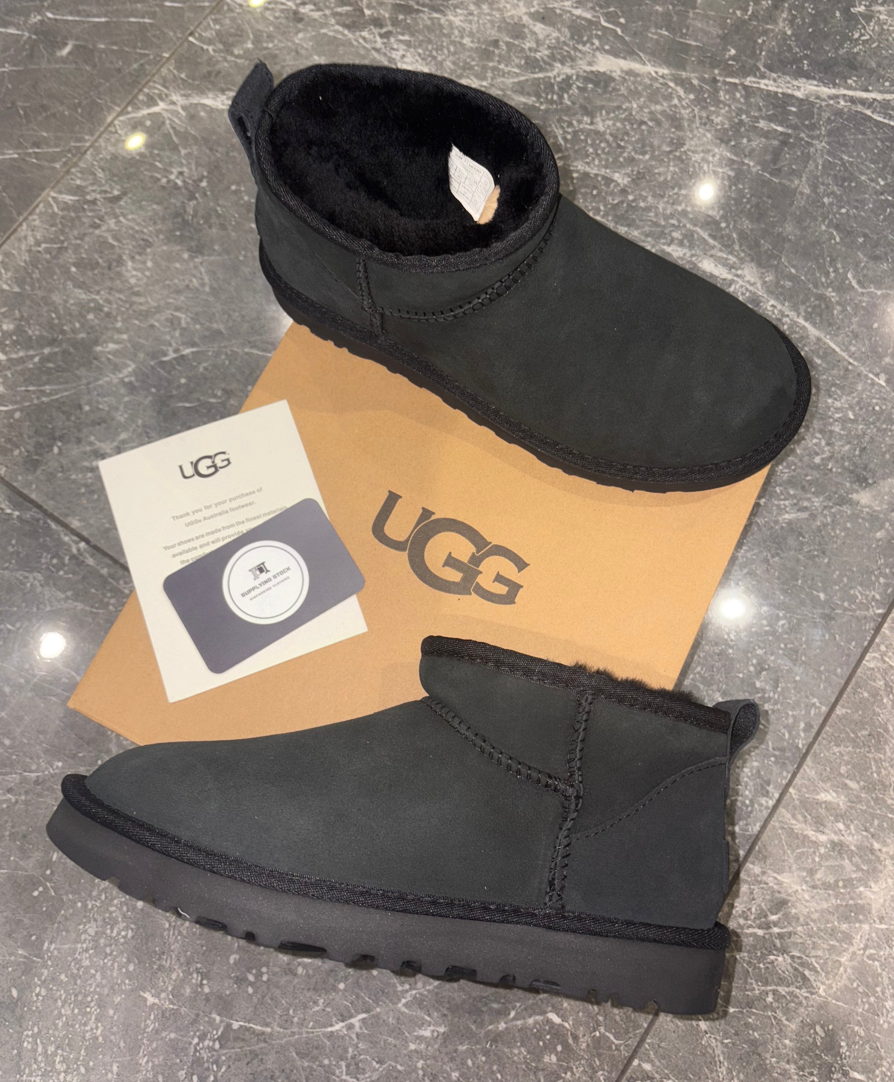 Ugg Classic Ultra Mini Boots Black