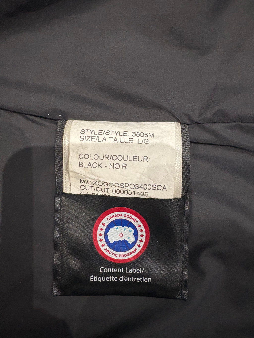 Canada Goose Carson Black Size L