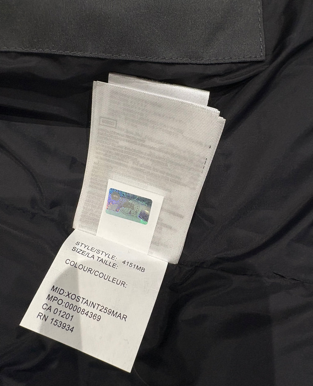 Canada Goose Body Warmer Grey Size XL